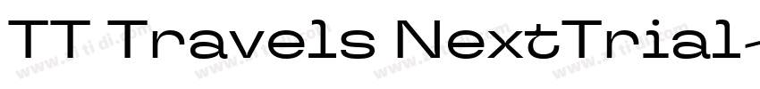 TT Travels NextTrial字体转换
